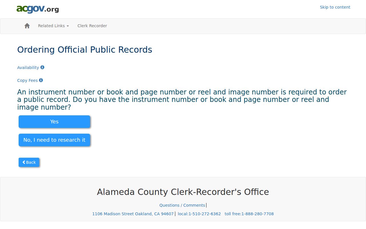 Alameda County people search official public records portal